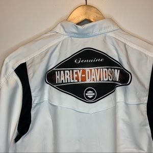 |NWT| Harley Davidson Woven Button down shirt.